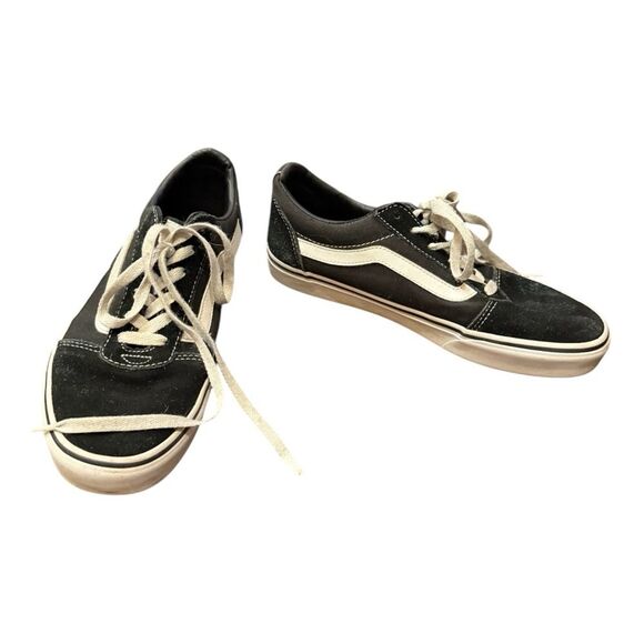 Vans Old Skool Black and White Low top sneakers size 8.5 womens - Picture 3 of 8
